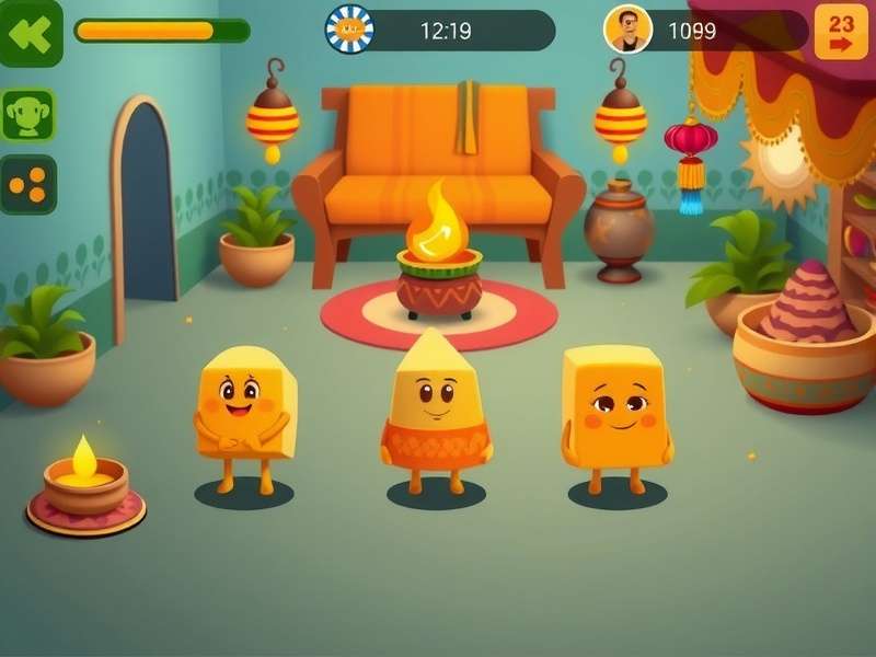 Paneer Powerhouse gameplay screenshot showing cheese characters
